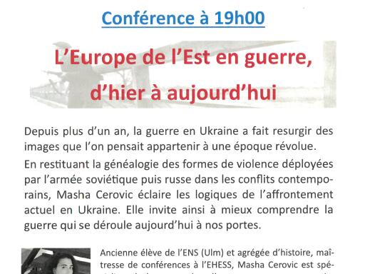 conférence 31 mai 2023
