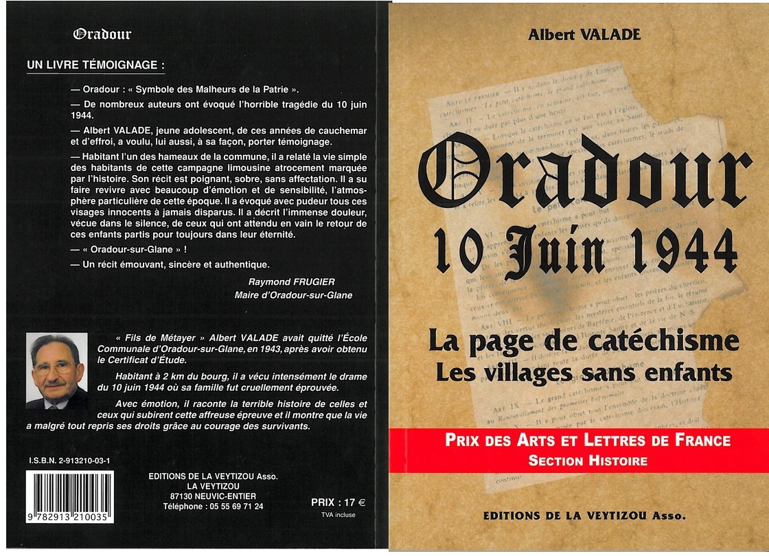 Oradour 10 Juin 1944 : La page de cathéchisme