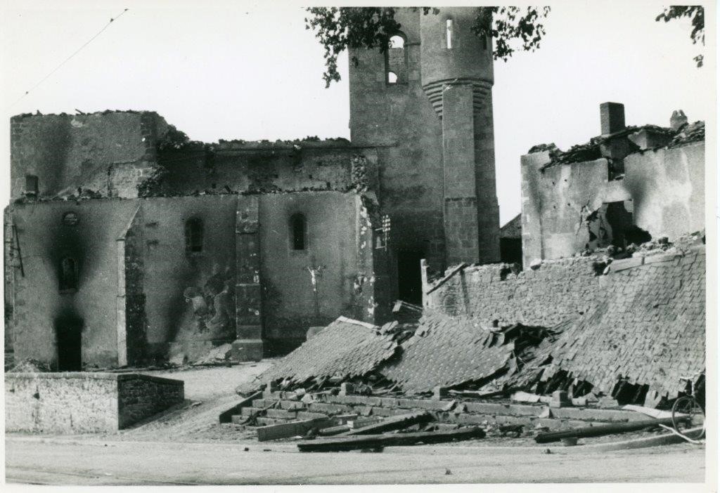 L'église en ruines